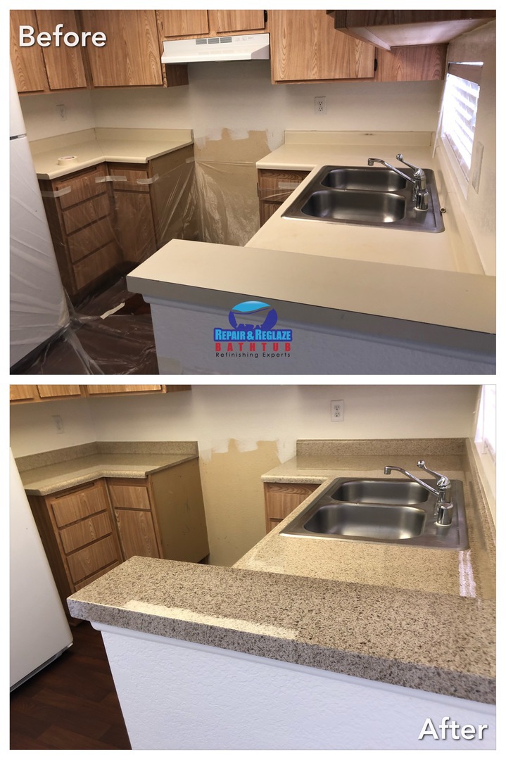 Refinish And Repair Countertop Sparkle, Can Kitchen Countertops Be Refinished